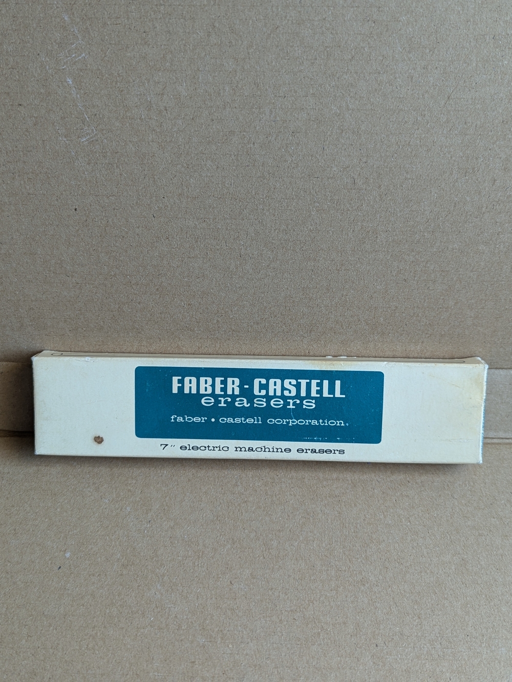 Vintage Faber Castell 7" Electric Machine Erasers N°79 Magic Rub Vinyl 10 Count
